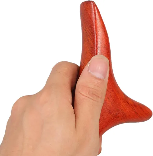 Miniatura 4 de COHEALI Paquete de 2 varillas de masaje de madera, varillas de masaje de punto de gatillo para alivio muscular de tejido profundo, herramientas