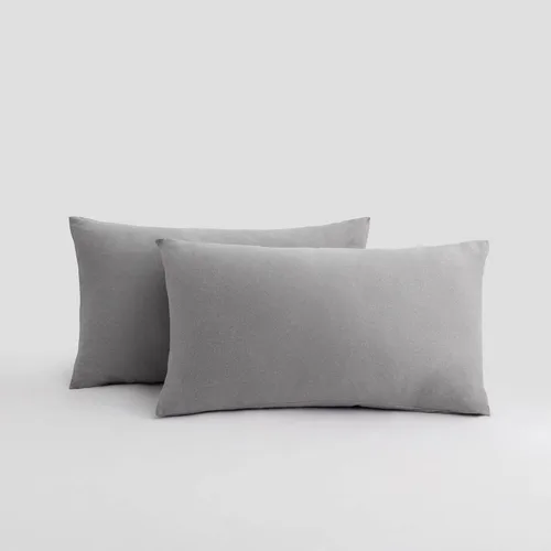 Miniatura 44 de Juego de 2 fundas de almohada pequeñas de punto Jersey Knit para viajes o niños pequeños de 12 x 16 pulgadas, 13 x 18 o 14 x 20 pulgadas, sobre
