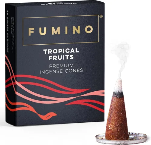 Miniatura 8 de Fumino® Conos de incienso fresco Autumn Breeze 20 por caja, fragancia Masala Agarbatti Joss para relajación y meditación, decoración del hogar
