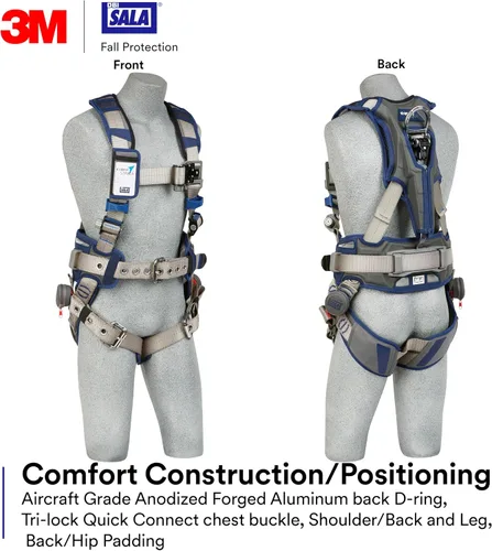 Miniatura 2 de 3M DBI-SALA ExoFit STRATA Arnés de seguridad de posicionamiento Comfort Construction, OSHA, 1180011, pequeño