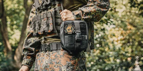 Miniatura 5 de RHINO RESCUE IFAK Kit de Trauma con Torniquete C-A-T, Bolsa Táctica de Primeros Auxilios Molle para Militar, Combate, Auto, Acampada, Senderismo