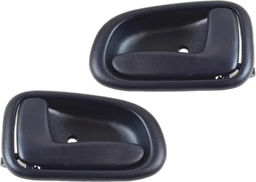 Miniatura 61 de TRQ Juego de 2 manijas de puerta interior trasera cromada y cachemira para Chevy GMC