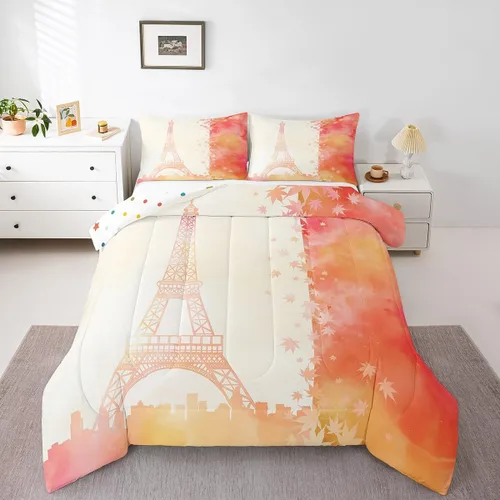 Miniatura 13 de Juego de edredón de San Valentín para parejas, juegos de ropa de cama rojo y blanco para niños, niñas, adolescentes, con texto en inglés "I Love