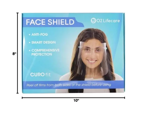 Miniatura 7 de [O2 Lifecare] Paquete de 3 protectores faciales reutilizables
