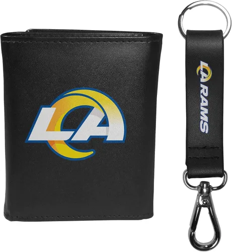 Miniatura 17 de Siskiyou Sports NFL unisex Tri-fold Wallet & Strap Key Chain