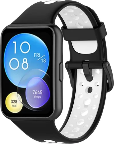 Miniatura 7 de Lijinlan Paquete de 4 correas compatibles con Huawei Watch Fit 2 activas/clásicas/elegantes, correa deportiva de repuesto de silicona suave 8Pack