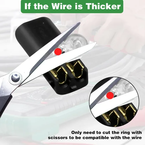 Miniatura 4 de 20 piezas conectores enchufables de doble cable, conectores de tira de luz LED, 2 pines, conectores de tira de luces LED, conector de cable de bajo
