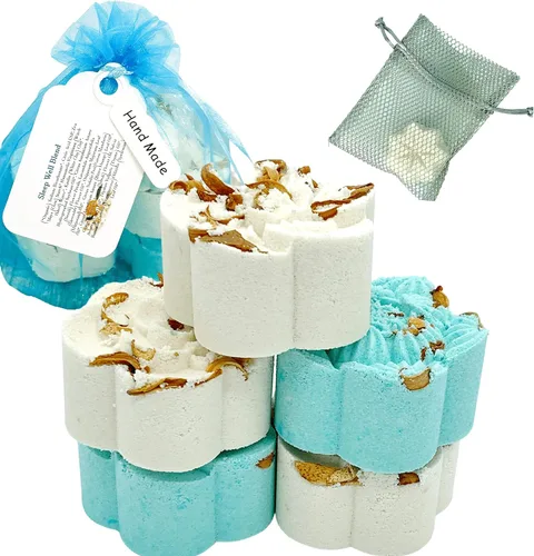 Sleep Well - Bombas de ducha extra fuertes con lavanda, neroli, mezcla de aceites esenciales para aromaterapia, vaporizadores de ducha relajantes