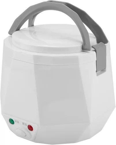 Miniatura 4 de 24V 140W 1.6 L Eléctrica Portátil Multifuncional Arrocera Cocina Vaporizador de Alimentos para Camión (Blanco)