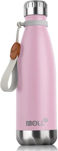 Miniatura 17 de Botella de agua para niños, botella de agua deportiva de acero inoxidable de 12 onzas con aislamiento al vacío para la vuelta a la escuela, botella