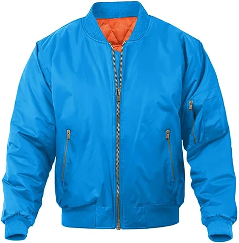 Miniatura 10 de MAGNIVIT - Chaqueta de aviador para hombre, informal, para otoño e invierno, chaqueta y abrigo militar