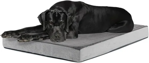 Miniatura 14 de Barkbox Cama ortopédica para perros Cómodo colchón de espuma viscoelástica para alivio de las articulaciones Soporte de cabeza y cuello Espresso