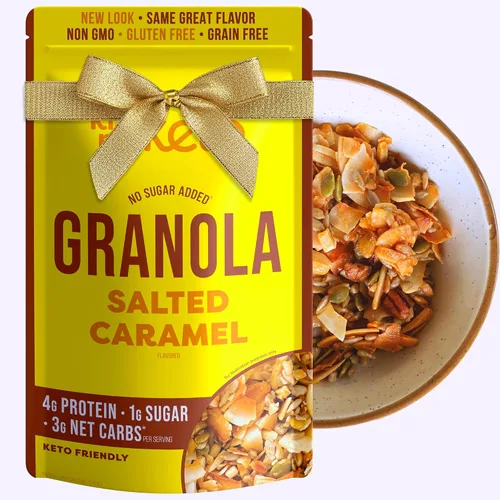 Miniatura 11 de Kiss My Keto Cereal de granola – Granola de coco y almendras pecanas Keto Granola baja en carbohidratos (0.07 oz neto) Granola baja en azúcar