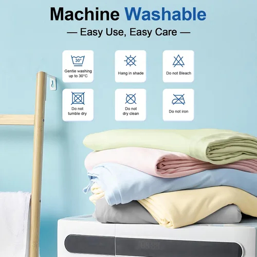 Miniatura 5 de PHF Manta Reversible de Doble Enfriamiento Tamaño Throw, Suave Arc-Chill Q-Max>0.5 Delgada de Verano de Una Sola Capa para Personas que Duermen