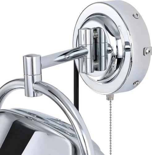 Miniatura 8 de Parrot Uncle Ventilador de pared de 10 pulgadas, ventilador de pared con brazo oscilante y plegable, diseño silencioso que ahorra espacio, dirección