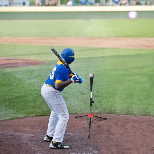 Miniatura 8 de Camiseta de bateo de béisbol y sóftbol - Camiseta de viaje para golpear Altura ajustable Portátil y plegable Base de trípode