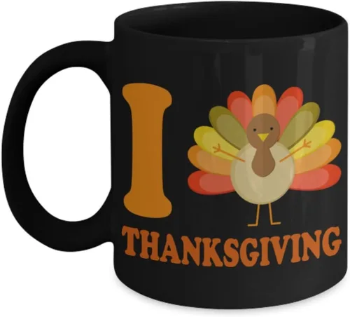 Divertidas tazas de café de Acción de Gracias – bonito pavo de Acción de Gracias – Los mejores regalos para amigos, mujeres, hombres – Taza de café
