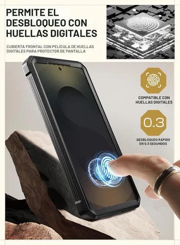 Miniatura 7 de SUPCASE Funda para Samsung Galaxy S25 Ultra de 6.9 pulgadas con soporte (Unicorn Beetle Pro)