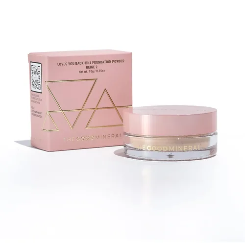 Miniatura 16 de The Good Mineral Loves-You-Back Base de maquillaje mineral en polvo 3 en 1 (BEIGE 3) Diseñada para pieles sensibles y propensas al acné Unifica