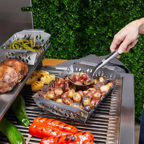 Miniatura 4 de ZWILLING Cuchara para barbacoa + de 16.5 pulgadas, accesorios para barbacoa, cuchara de cocina de metal de acero inoxidable, apta para lavavajillas