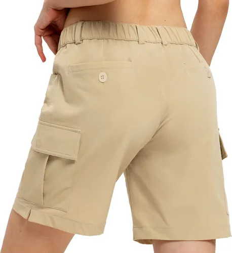 Miniatura 3 de Pantalones cargo para mujer, holgados, casuales, de algodón, tácticos, militares, militares, con 7 bolsillos