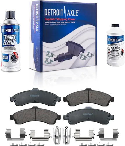 Miniatura 21 de Detroit Axle - Pastillas de freno traseras para Kia Sportage 2017-2022, Hyundai Tucson 2016-2021, pastillas de freno de cerámica 2018 2019 2020