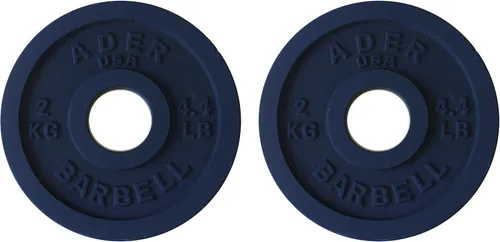 Ader Precision Color Metal Olympic Kilo Gram Placas 6 PRS Color 55.1 lbs