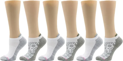 Miniatura 56 de Dr. Motion Calcetines de compresión de corte bajo para mujer, paquete de 2