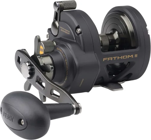 Miniatura 4 de Penn Fathom II Star Drag - Carrete de pesca convencional, oro negro, 25N