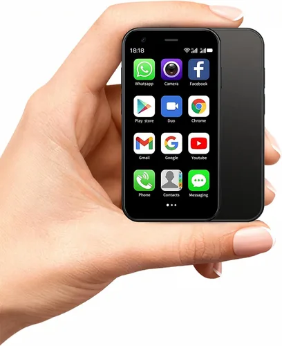 Mini teléfono, 2GB +32GB Android Dual Camera Dual SIM, 3.0 pulgadas Mini Smartphone desbloqueado, cara ld/wifi/Bluetooth, teléfono de palma para