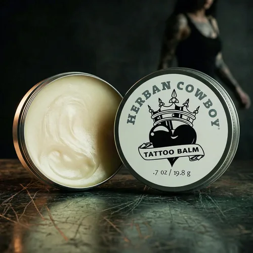 Miniatura 4 de Herban Cowboy Bálsamo de tatuaje para un cuidado óptimo del tatuaje y vida útil, mejorado con ingredientes naturales, no graso, no arenoso
