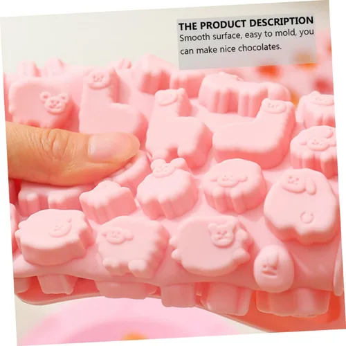 Miniatura 5 de 2 moldes de silicona para hornear de alpaca, moldes de chocolate para bricolaje, moldes para dulces con forma de animal para uso doméstico