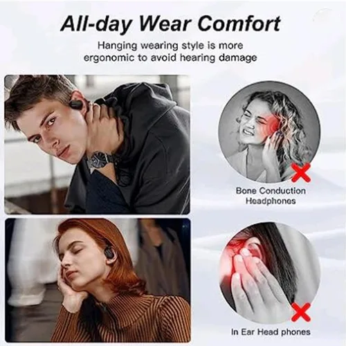 Miniatura 2 de Auriculares de oído abierto, auricular Bluetooth inalámbrico para un sonido potente, 16 horas de reproducción Bluetooth 5.2 auricular inalámbrico