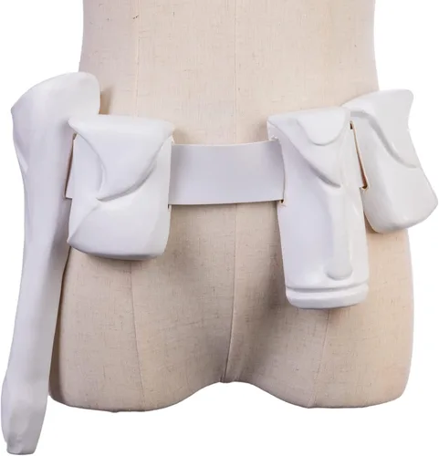 Miniatura 4 de A&C Hero Cinturón de cosplay, cinturón blanco, disfraz de cosplay para mujer, Blanco