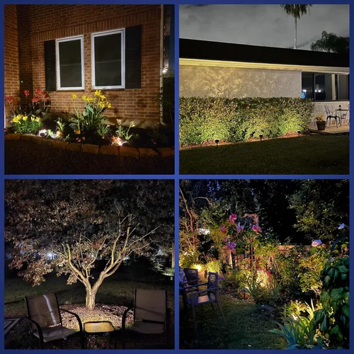 Miniatura 6 de NYMPHY Luces solares para exteriores, impermeables, IP68, 56 LED, 3 modos de iluminación, funciona con energía solar, para jardín, patio, luces