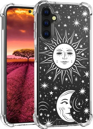 Miniatura 58 de Compatible con Samsung Galaxy S23 - Funda transparente para mujeres y niñas, diseño transparente (formas geométricas de arte abstracto)