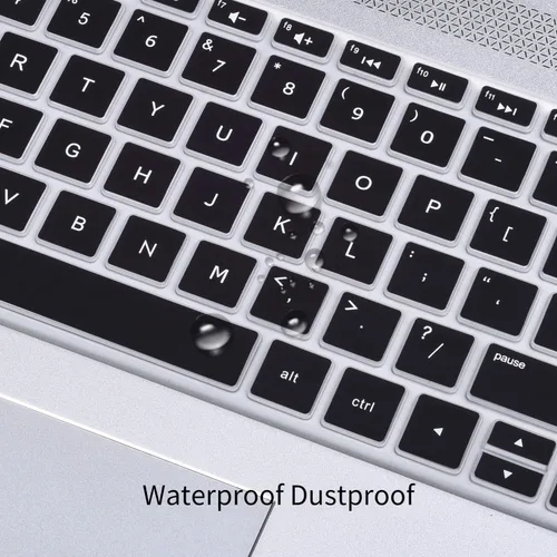 Miniatura 4 de Cubierta de teclado para portátil HP 15.6 15-dw 15-dy 15-da/db 15-ef 15-bs/bw 15-dy5033dx dy5073dx dy2073dx dy5399nr dy5599nr 15-dw4047nr Negro