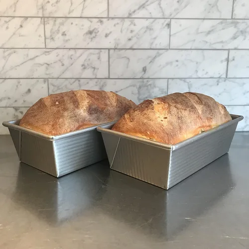 Miniatura 4 de Molde de aluminio USA Pan, para hacer pan de molde de 1 libra, gris