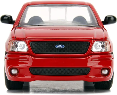Miniatura 3 de Jada Toys Fast & Furious 1:24 Brian's Ford F-150 SVT Lightning - Coche fundido a presión, juguetes para niños y adultos, rojo (99574)
