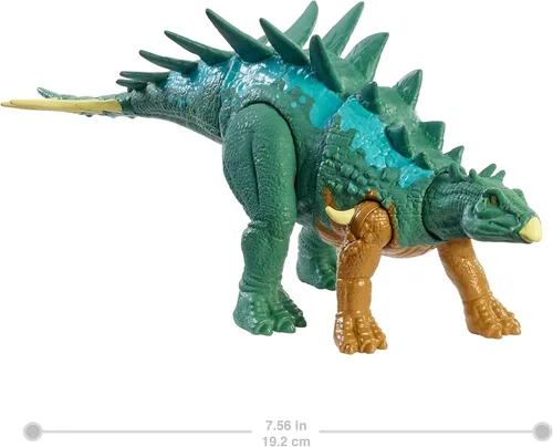 Miniatura 3 de Jurassic World Toys - Figura de acción de dinosaurio Chialingosaurus Fierce Force Chialingosaurus, articulaciones móviles, escultura realista