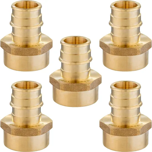 Miniatura 15 de HeSun Paquete de 10 accesorios Pex A, codo de oreja de expansión de 1/2 pulgada, rosca NPT hembra de 1/2 pulgada x expansión Pex A de 1/2 pulgada