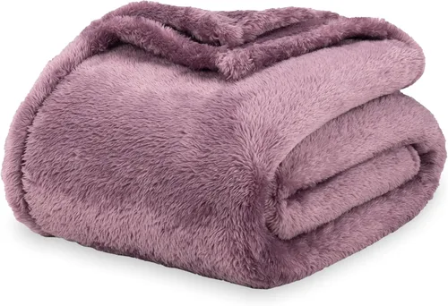 Miniatura 20 de Manta Berkshire Classic Extra-Fluffy™ Manta de felpa extra suave tamaño King, manta de pelo largo suave y esponjosa para sofá cama, verde salvia