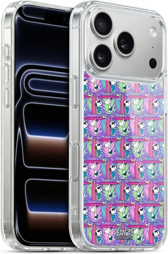 Miniatura 135 de Head Case Designs Peanuts Tropical Surf Snoopy Aloha Disco Gel Funda con licencia oficial [protección de grado militar] compatible con Apple iPhone