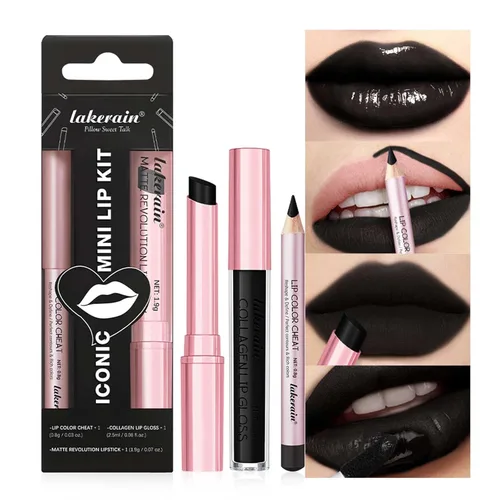 Miniatura 10 de BestLand Juego de 12 Labiales Líquidos Mate + Lápices Delineadores de Labios, Juego de Maquillaje de Labios de Un Solo Paso, Pigmento Aterciopelado