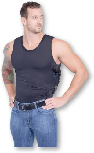 Miniatura 5 de Hidden Carry Wear CCW - Camiseta de compresión táctica para uso diario EDC - Camisa de pistola para hombre