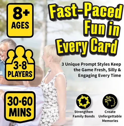 Miniatura 4 de Family Guess Fest – El Juego de Grito Familiar para Niños y Adultos - Diversión en la Sala de Estar - Juego de Adivinanzas para Niños, Adolescentes