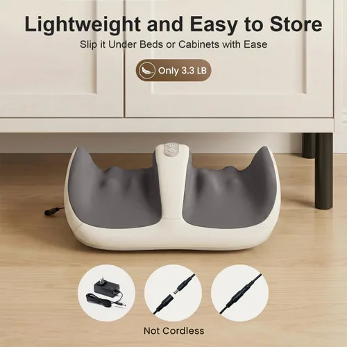 Miniatura 8 de Nekteck Foot Massager with Heat & Shiatsu Foot Roller, Adjustable Intensity & Calf Massage for Sore Feet, Neuropathy & Plantar Fasciitis, Portable