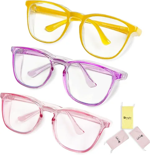Miniatura 9 de Feaglo Lentes de seguridad, antivaho para mujeres y hombres, bloqueo de luz azul, elegantes gafas de protección para los ojos, escudo lateral
