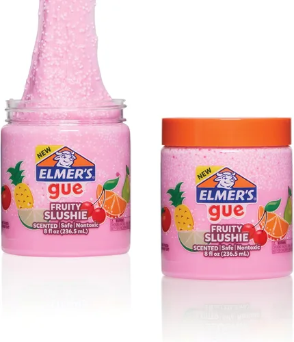 Miniatura 10 de Elmer's Gue - Slime premezclado, slime transparente y cristalino, ideal para mezclar con complementos, 2 unidades Transparente vidrioso