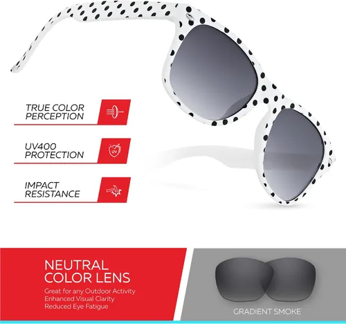 Miniatura 251 de Retro Rewind Lentes de sol para niños y niñas de 3 a 12 años, inastillables, UV400, lentes de sol para niños pequeños